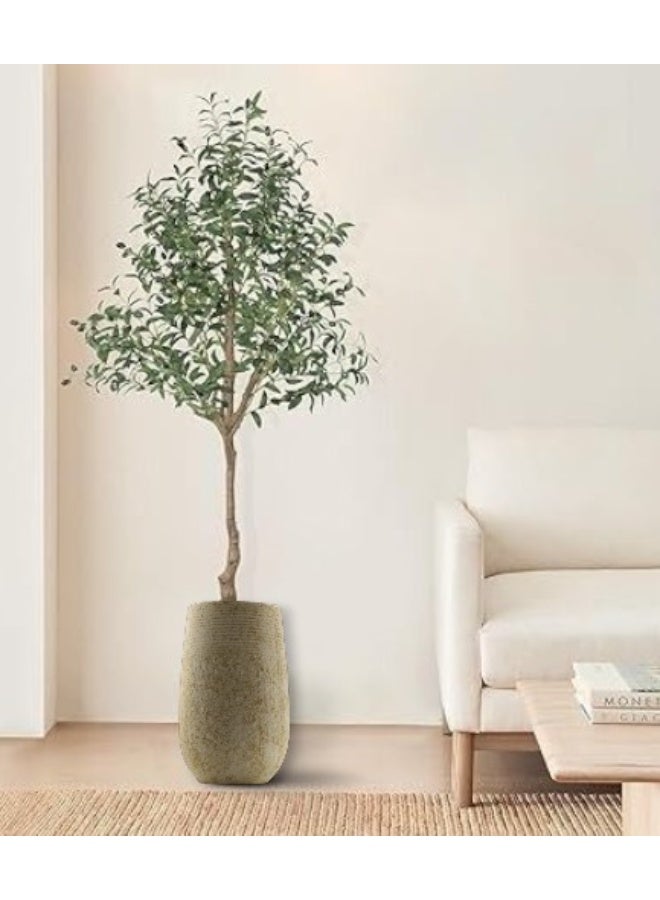 Schondor Furniture Vase | Beige | Flower Pot | 26x48cm | Home Decor | Accessories  - Image 1