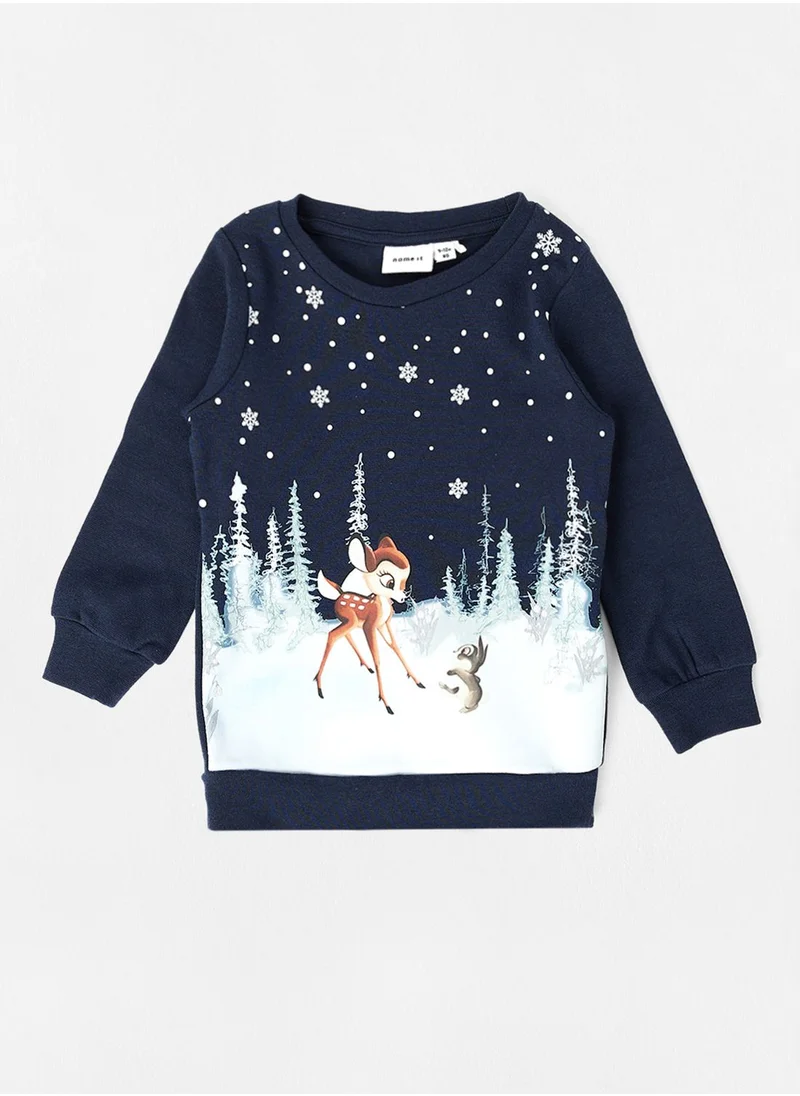 NAME IT Kids Bambi Long Sleeve Sweatshirt