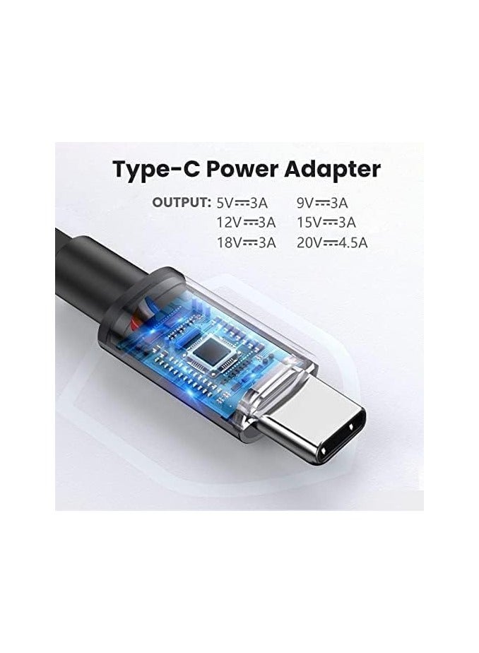 ZEXEN 90W USB C Charger for Dell Latitude 3400 5300 5310 5400 5410 5411 5420 5500 Dell Precision 3540 3541 5500 Dell XPS 9250 9350 9360 9370 9550 Dell LA90PM170 2YKOF 02YKOF 20V 4.5A Power Adapter