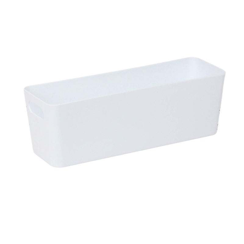 Wham 701 Rectangular 30cm Home Studio Storage Basket White