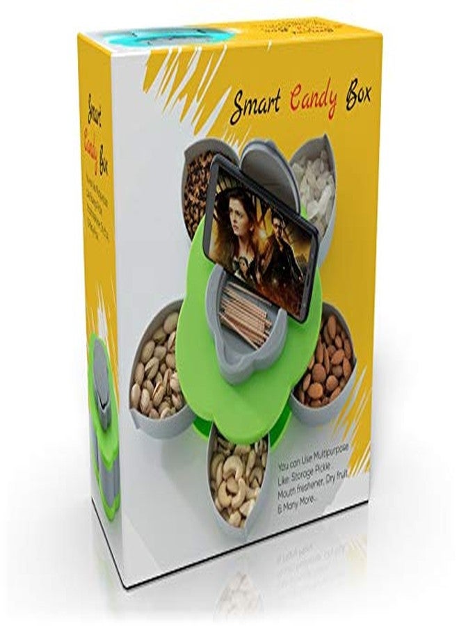 DeoDap Kitchen Rotating Tray Smart Candy Box - Image 4