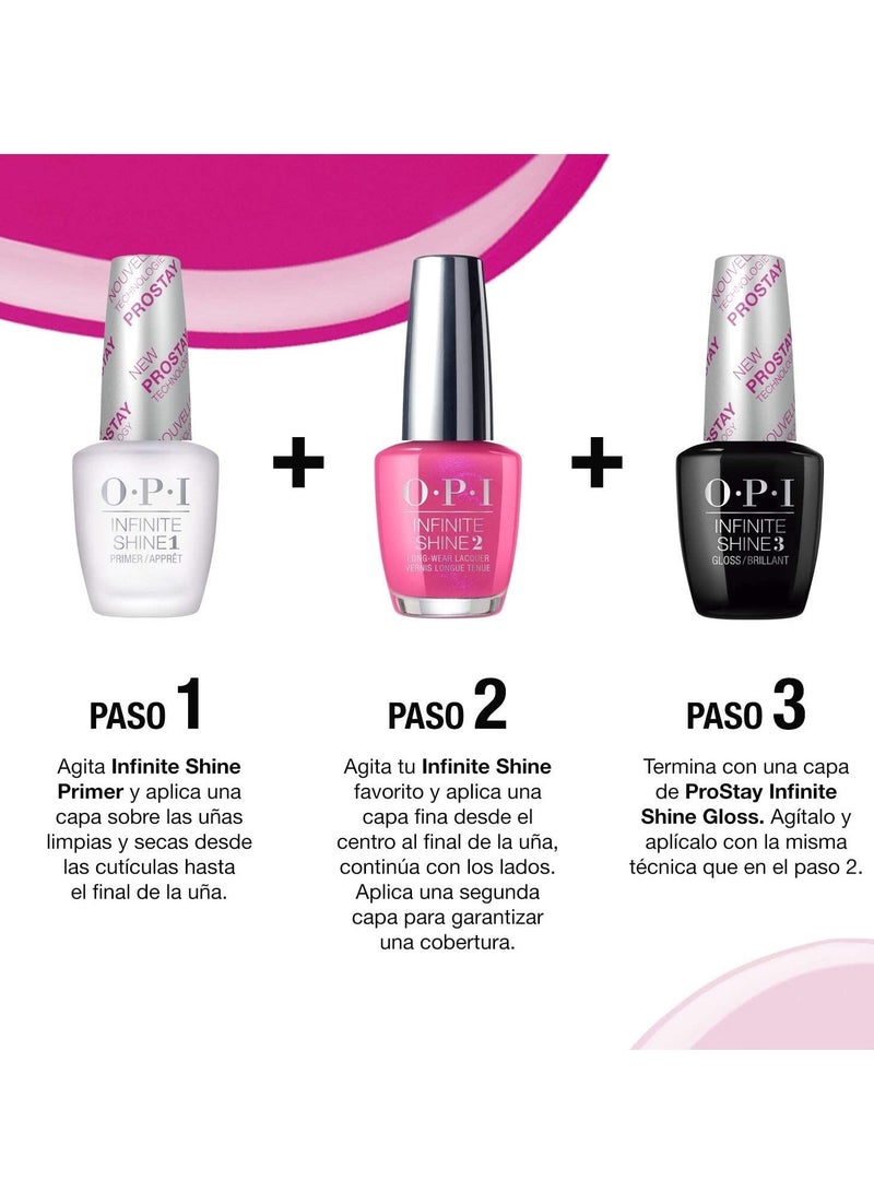 OPI Infinite Shine Cave The Way Shimmery Black Nail Polish - Image 5