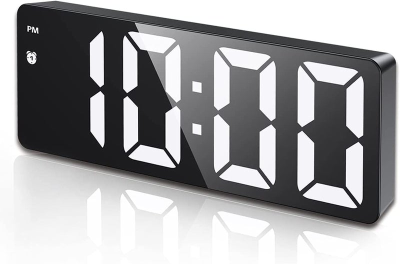 AMIR Upgraded Version LED Desktop Digital Alarm Clock with Temperature Display, Adjustable Brightness, Voice Control, 12/24H Display - Image 1