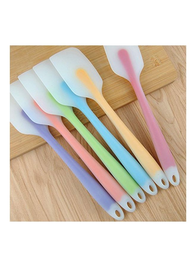 6-Piece Silicone Spatula Set Multicolour 11x12inch - Image 3