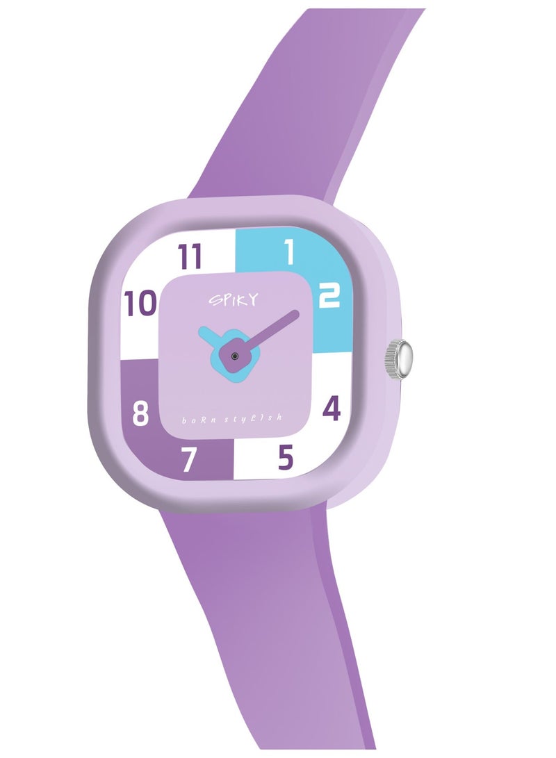 SPIKY Analog Watch for Kids | Water Resistant, Scratch Proof & Lightweight | Durable Silicone Strap | Unisex Best Birthday Gift | Analogue Wrist Watches for Girls & Boys | Age 3-10 yrs - Image 2