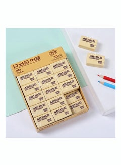 Y&D 4B Erasers 30 Pack Pencil Yellow for Kids Bulk Students School Supplies Office Prize Gifts Classroom Set  - Image 1