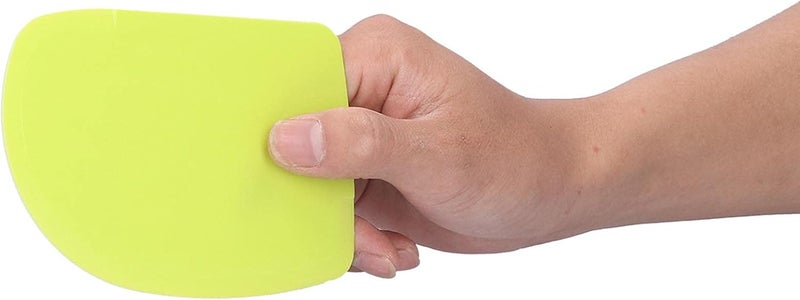 LiebeWH 3PCS Cream Scraper Cake Spatula Smoother Set DIY Icing Tool for Cake Decoration with Plastic Stripes Side Comb Ergonomic Design Dishwasher Safe FoodGrade Material (Green) - Image 5