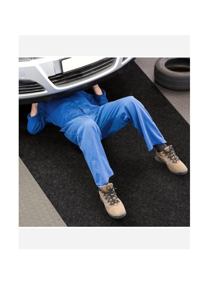 سجادة الصيانة الفائق تسرب الزيت سجادة أرضية المرآب (70 × 90 سم)، ممتصة، مقاومة للماء، تحتوي على سوائل، تحمي سطح المرآب أو الطريق، قابلة لإعادة الاستخدام، قابلة للغسيل، ومتينة - Image 2