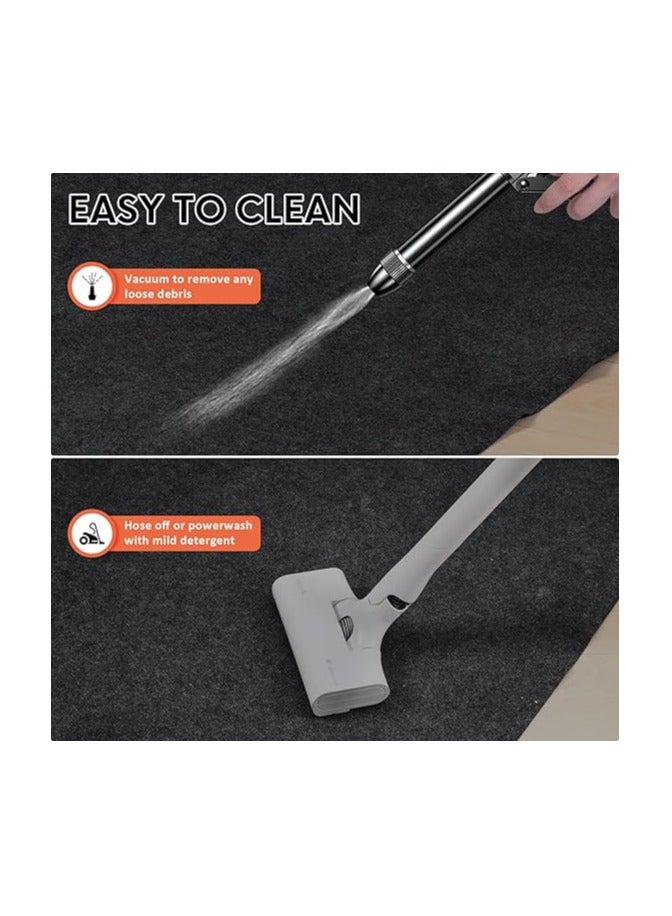 سجادة الصيانة الفائق تسرب الزيت سجادة أرضية المرآب (70 × 90 سم)، ممتصة، مقاومة للماء، تحتوي على سوائل، تحمي سطح المرآب أو الطريق، قابلة لإعادة الاستخدام، قابلة للغسيل، ومتينة - Image 4