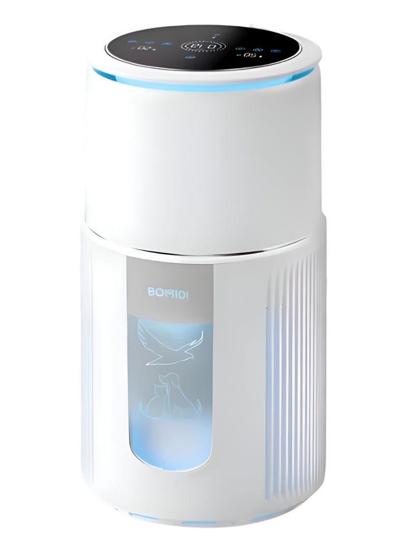 BOMIDI Pet Air Purifier – H13 HEPA Filter, WiFi Smart Control, Odor Eliminator, Static Cotton Hair Filter, Drawer Pull Design, Quiet Operation, High CADR, for Pet Hair, Dander, Dust, Smoke, Allergies, AP02 - Image 1