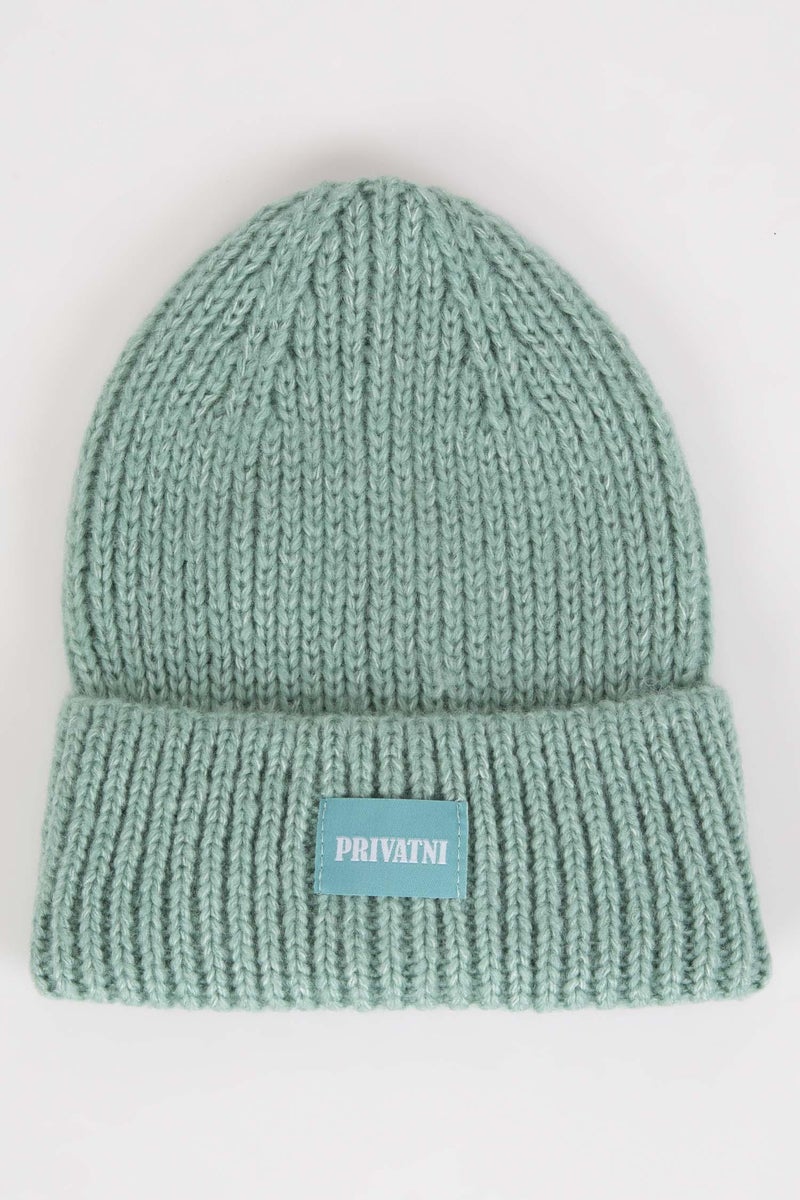 DeFacto Woman Woven Labeled Winter Beanie  - Image 4