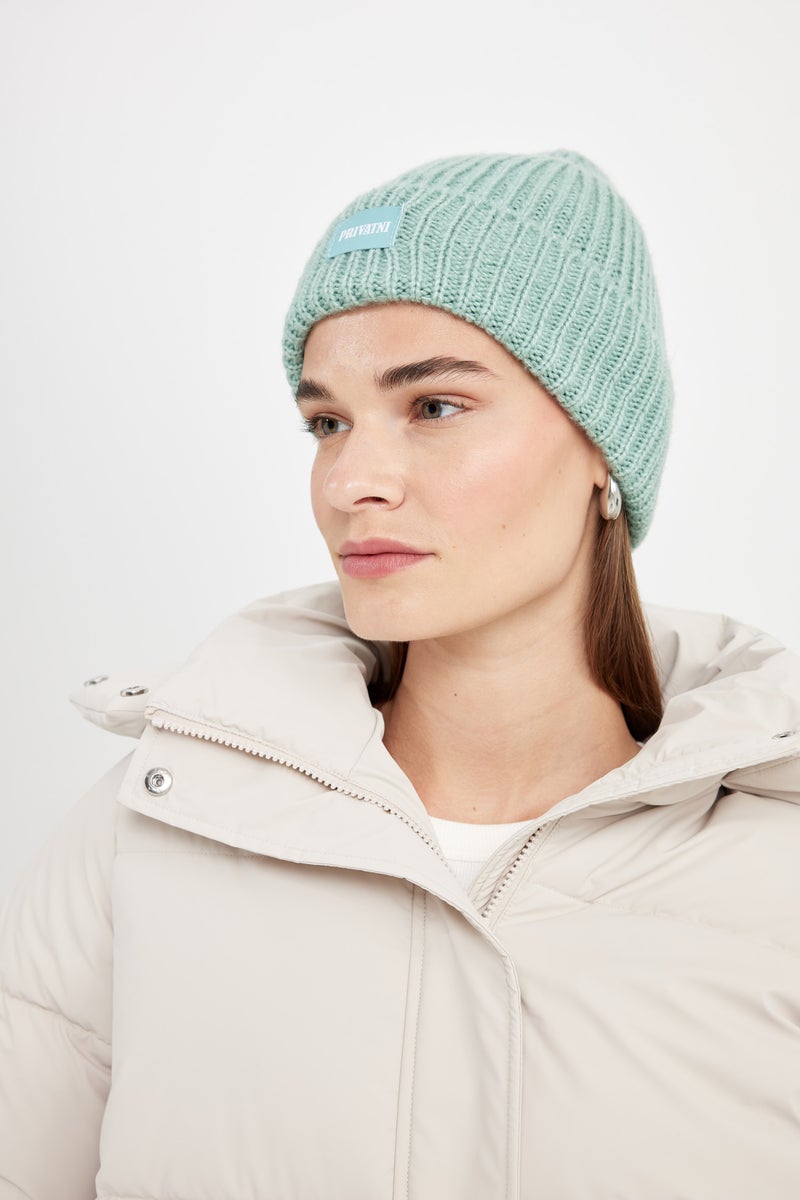 DeFacto Woman Woven Labeled Winter Beanie  - Image 5