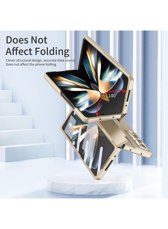 اس-توب جراب لهاتف Samsung Galaxy Z Fold3 5G، جراب هاتف متكامل بتغطية كاملة مع مفصلات - Image 4