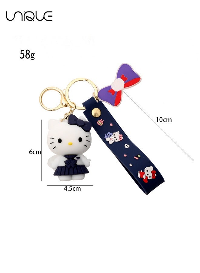 Unique Keychain - Cartoon Doll Keychain - Couple Bag Keychain - Car Keychain - Boy, Girl, Teen - Image 2