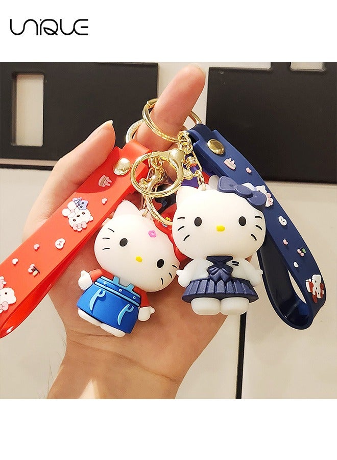 Unique Keychain - Cartoon Doll Keychain - Couple Bag Keychain - Car Keychain - Boy, Girl, Teen - Image 3