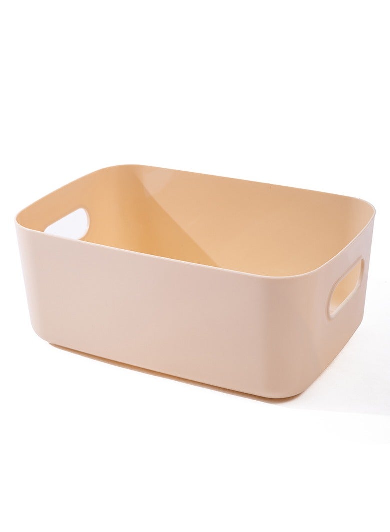 مجموعة من 6 صناديق تخزين بلاستيكية، مقاس (30 سم × 20 سم × 12 سم) 7.2 لتر، صندوق تخزين متعدد الوظائف، منظم خزانة سلة تخزين متينة، سلال ألعاب وحاويات تخزين طعام لتنظيم منظم سلة التخزين مع مقابض. - Image 2