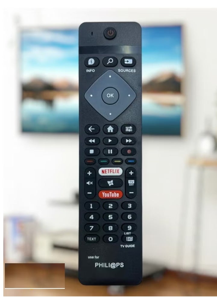 Smart TV Remote Control – Universal Replacement Remote for Smart LCD, LED TVs – Easy to Use, No Programming Required, Full Functionality, Black – Compatible with Most TV Brands for Seamless Control and Convenience  - Image 4
