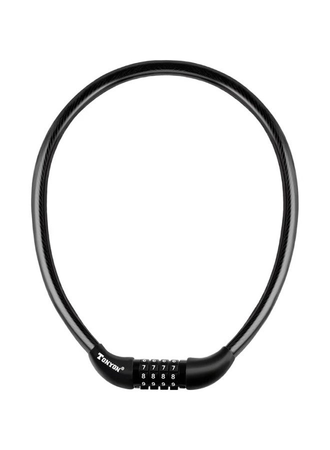 TONYON Universal 4513 Combination Steel Wire Lock, Bicycle Lock, Mountain Bike Lock, Electric Bike Lock, Anti-Theft Lock, Bike Lock 650 - Image 1