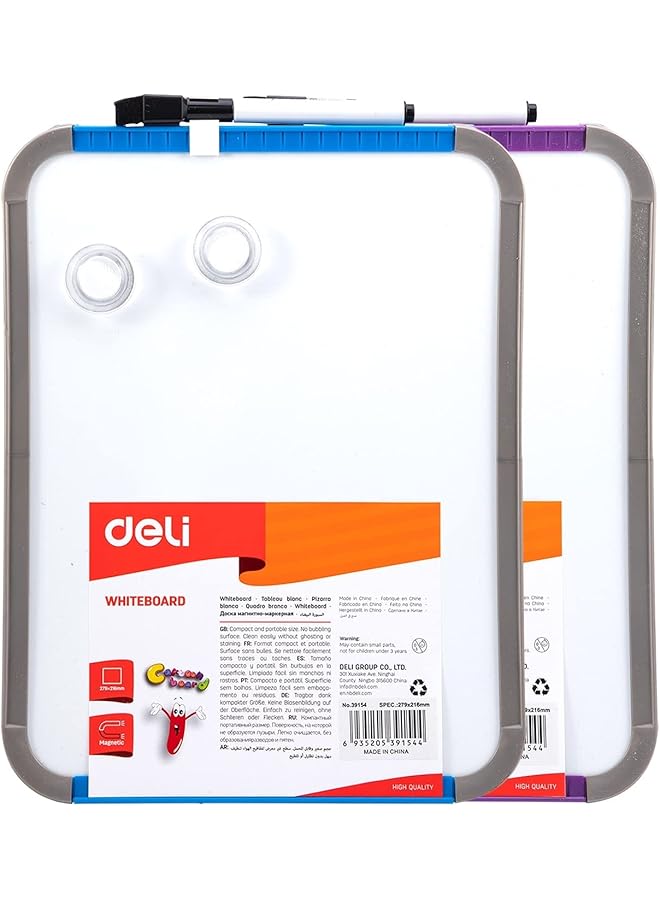 Deli Whiteboard 279 Mm X 216 Mm X 22 Mm Size Assorted - Image 1