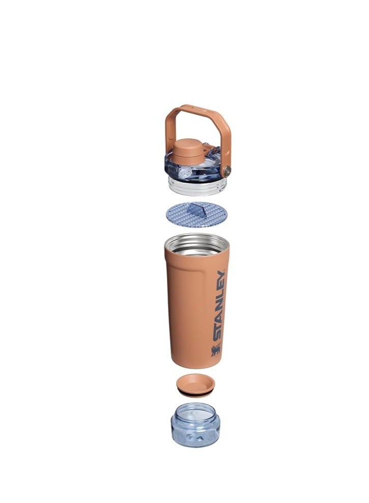 STANLEY Activate Shaker Bottle Leakproof Stainless Steel 20 oz Toast - Image 2