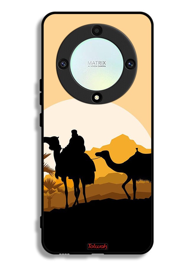Tolwak Honor X9a Protective Case Cover Camels In Desert Art - Image 1