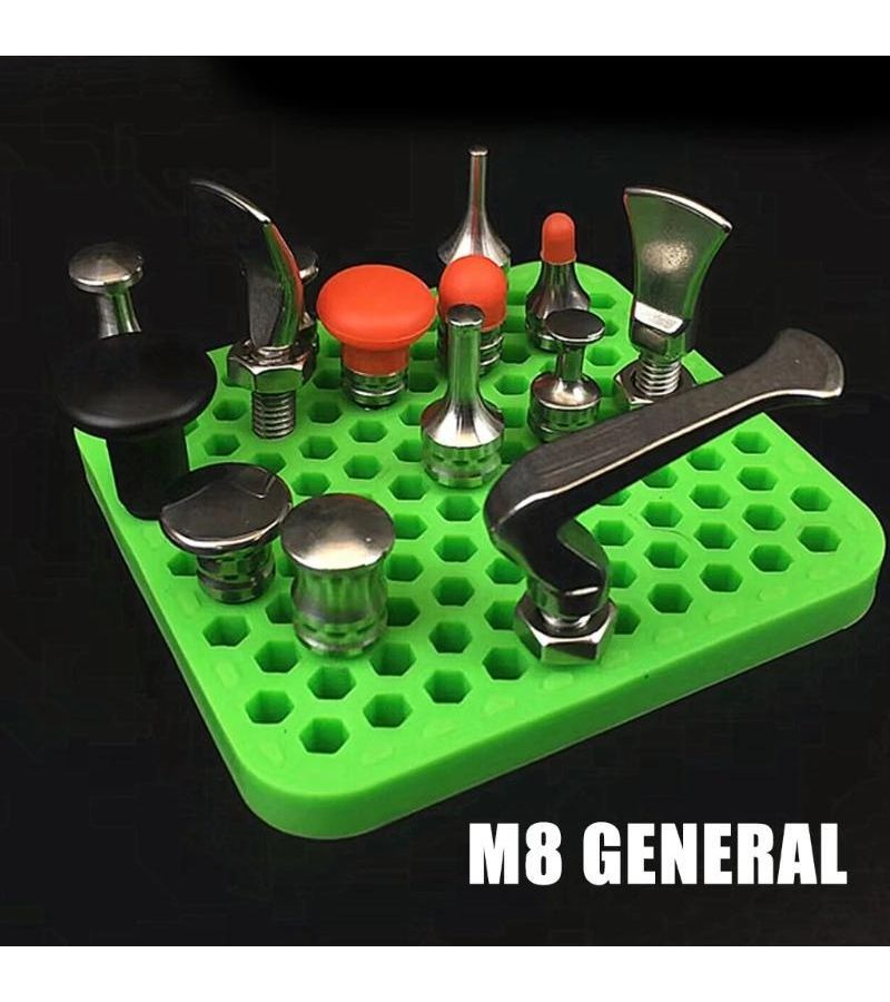 Green Storage Board With M8 Threaded Chuck For Organizing Tools Repair Pens And Replacement Heads For PDR Tapping - Image 3