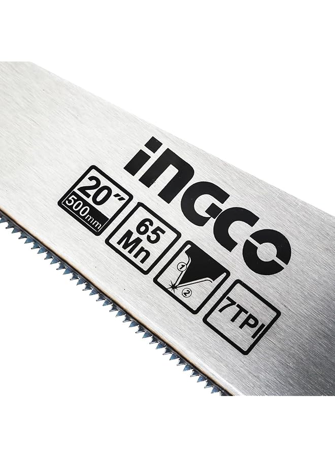 INGCO Hhas08500 7Tpi Hand Saw 500 Mm Size - Image 3