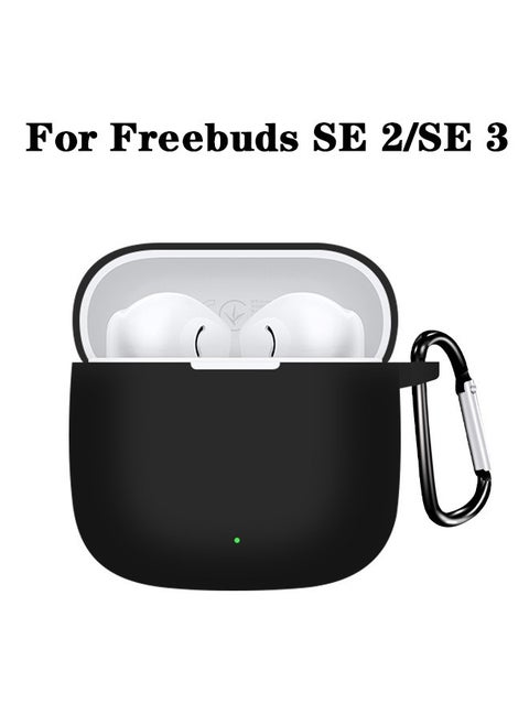 Protective Silicone Case Cover for HUAWEI Freebuds SE 2/SE 3 In-Ear Earphones Black