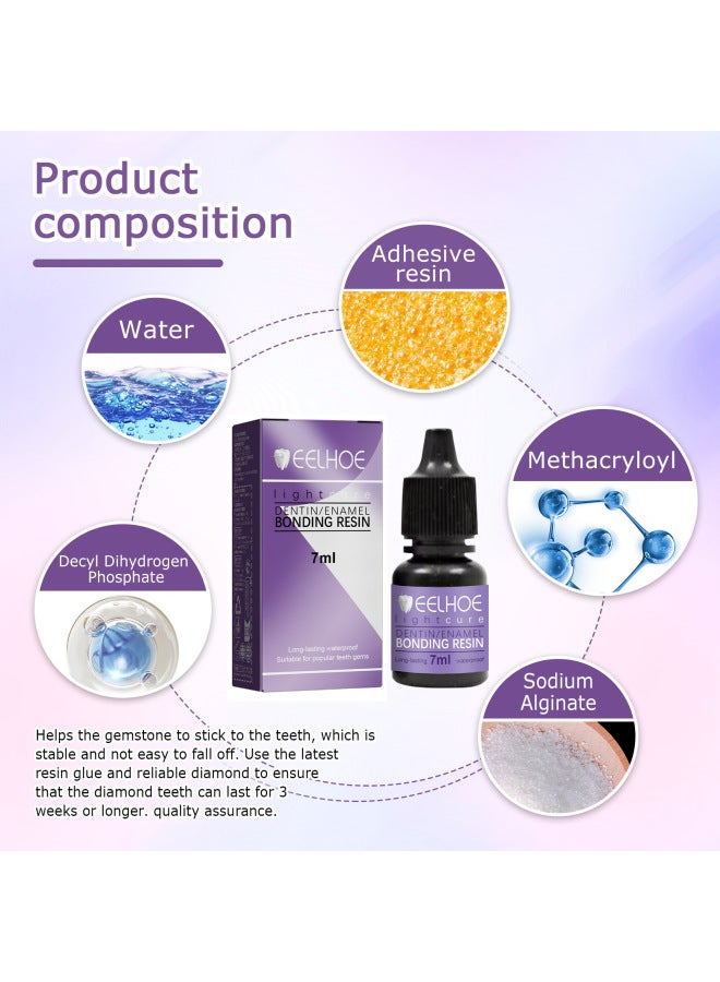 Eelhoe Tooth elry Decorative Glue Diy Fashion elry Adhesive For Teeth elry, Light-curing And Stable Glue - Image 3