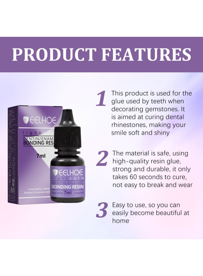 Eelhoe Tooth elry Decorative Glue Diy Fashion elry Adhesive For Teeth elry, Light-curing And Stable Glue - Image 2