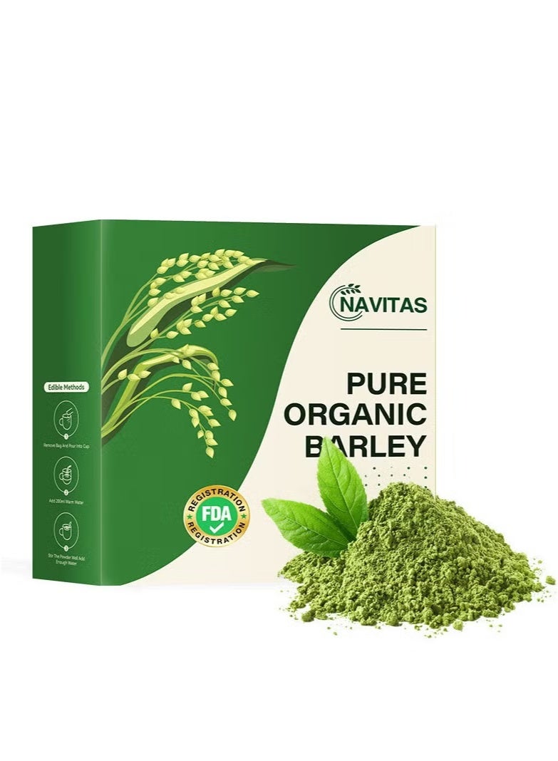 نافيتاس مسحوق عصير أوراق الشعير المغذي للألياف الغذائية - Image 1