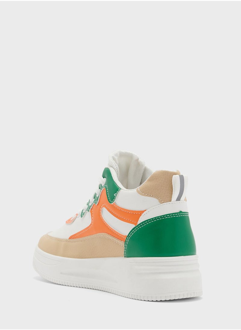 Ginger - Colorblock High Top Sneaker - Image 1