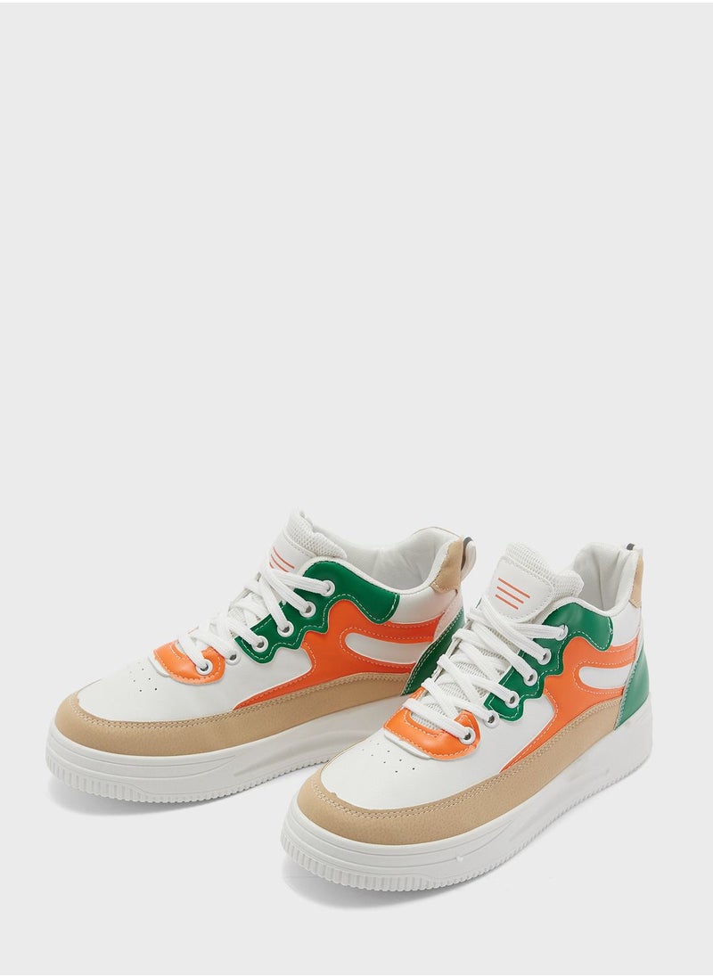 Ginger - Colorblock High Top Sneaker - Image 1