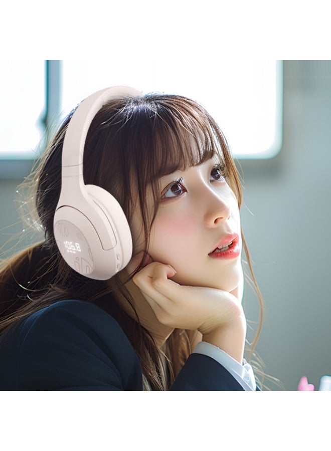 إنفيك سماعات رأس لاسلكية بتقنية بلوتوث Inphic H1S مع راديو FM للاستماع والامتحانات وصوت عالي الدقة Hi-Res Audio - Image 2