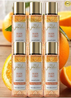 جاردين بيو 6 قطع معطر جسم عنبر قوي 250 مل  - Image 1