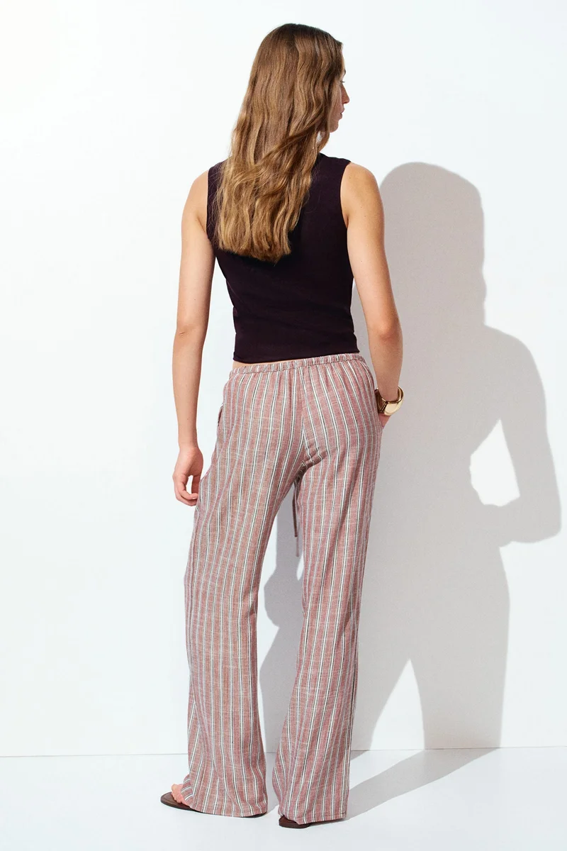 H&M Straight drawstring trousers