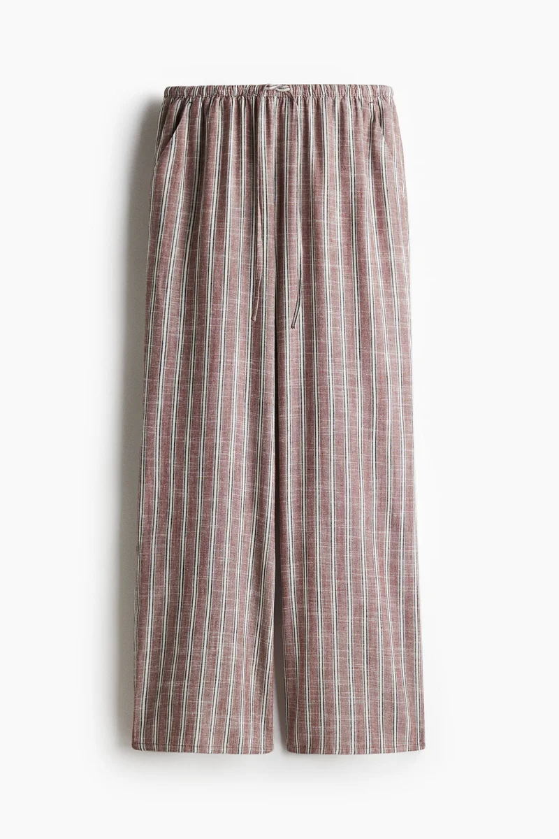 H&M Straight drawstring trousers