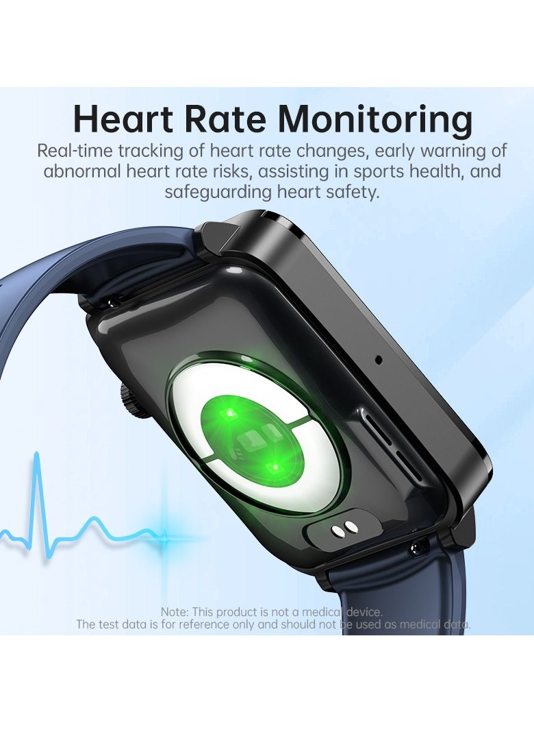 Generic - KS03PRO Smartwatch 1.96 Inch Colour Touch Screen Bluetooth Call ECG HRV Remote Care Android 8.0 Apple 11 250mAh Bluetooth 5.3 - Image 1