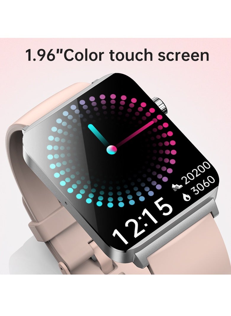Generic - KS03PRO Smartwatch 1.96 Inch Colour Touch Screen Bluetooth Call ECG HRV Remote Care Android 8.0 Apple 11 250mAh Bluetooth 5.3 - Image 1