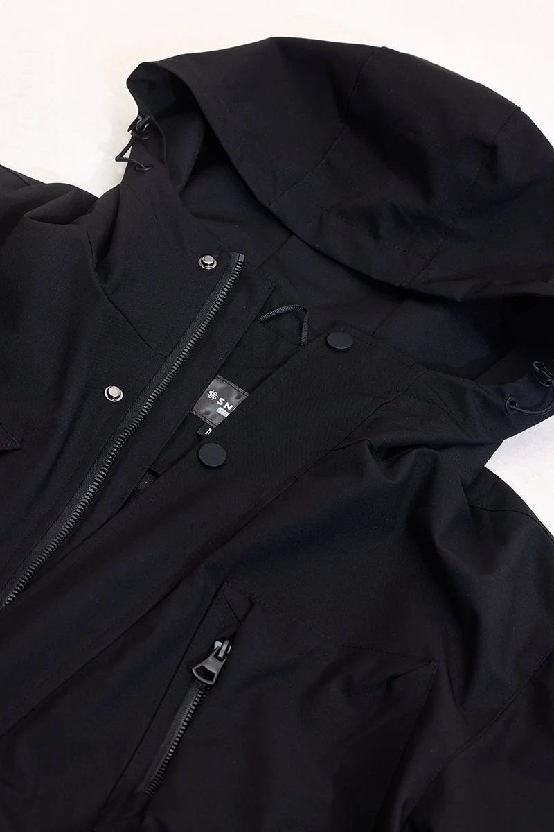Snitch Black Black Multi Pocket Hooded Jacket for Men | Best Price UAE