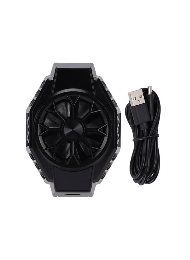 Cell Phone Cooler Fun Cooler 2Pro, Cellphone Radiator with LED Temperature Display/Sleep Timer/Fan Speed Settings for 2.63-3.46 inches iOS/Android Semiconductor Heatsink Cooling  - Image 2