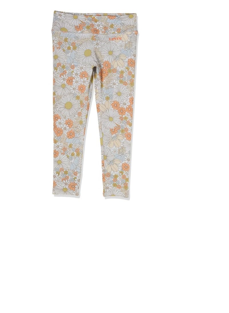 Levi's Levi's® Kids Girl'S High-Rise Printed Leggings (Little Kids) White 5 Years… - Image 1