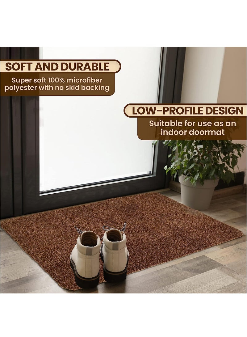RATSAW Door Mat Indoor Entrance 40cm X 60cm Entryway Rugs Indoor Super Absorbent Washable Microfiber Rugs for Entryway Non Slip Door Mat Indoor Entrance Indoor Door Mat - Image 2