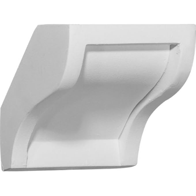 MDB03X03 COUPLING MOULDING PROFILES, 3 1/2"P X 3 5/8"H, WHITE - Image 1