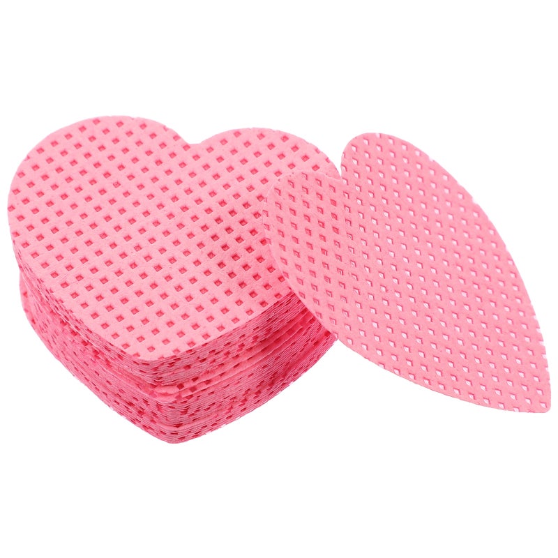 400 Sheets nail Remover Wipes Heart Shaped nail Removal Nail Wipes - Image 2