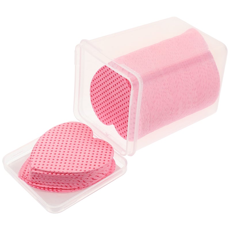 400 Sheets nail Remover Wipes Heart Shaped nail Removal Nail Wipes - Image 3