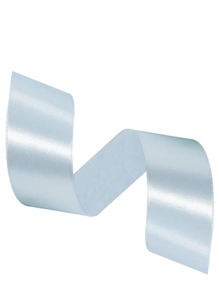 Light Blue Ribbon 1-1/2 Inch, 25 Yards Solid Satin Fabric Ribbons for Gift Wrapping, Christmas Garland, Christmas Tree Ornaments, Bows Making, DIY Crafts, Sewing Projects and Wedding Party - Image 2