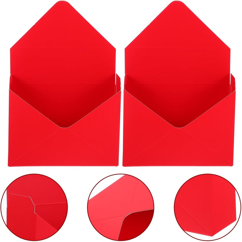 SOIMISS 2pcs Flower Packaging Boxes Bouquet Envelop Paper Boxes Red Cardboard Florist Wrapping Supplies for Handheld Arrangements and Presentation - Image 4