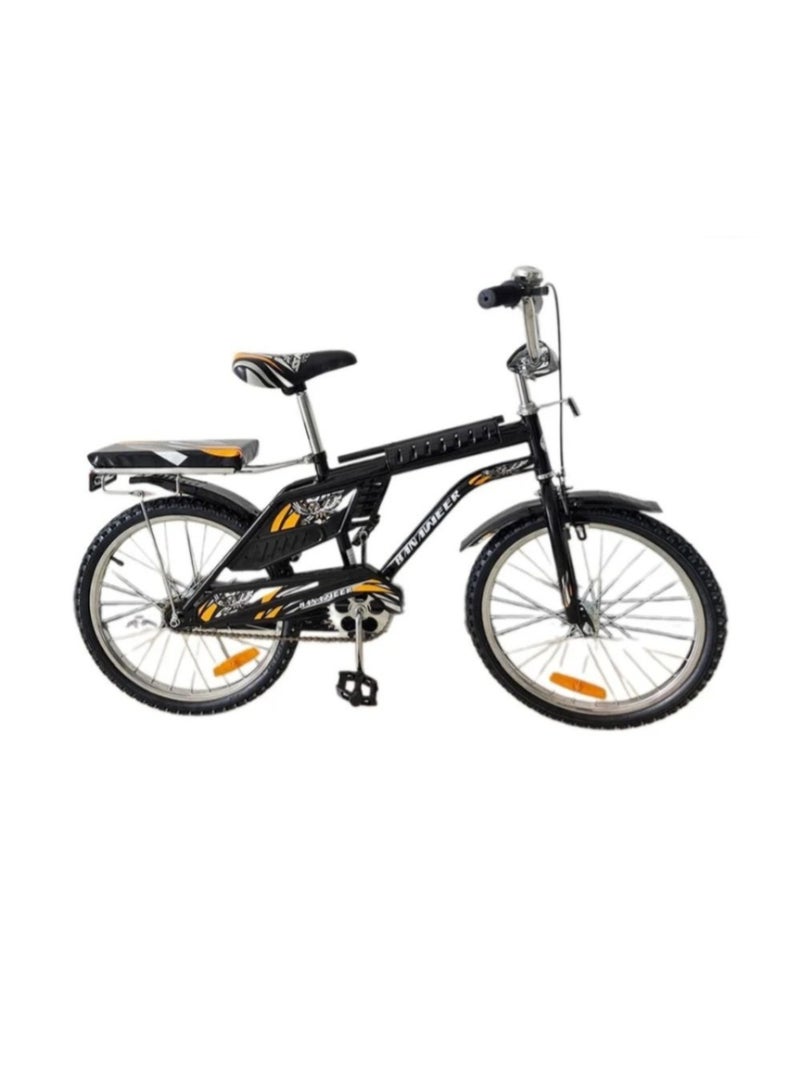 Rambo Kids Bicycle, 20-inch Rambo bicycle, with adjustable seat, pneumatic wheels, hand and rear brakes, suitable for ages 8 and up
