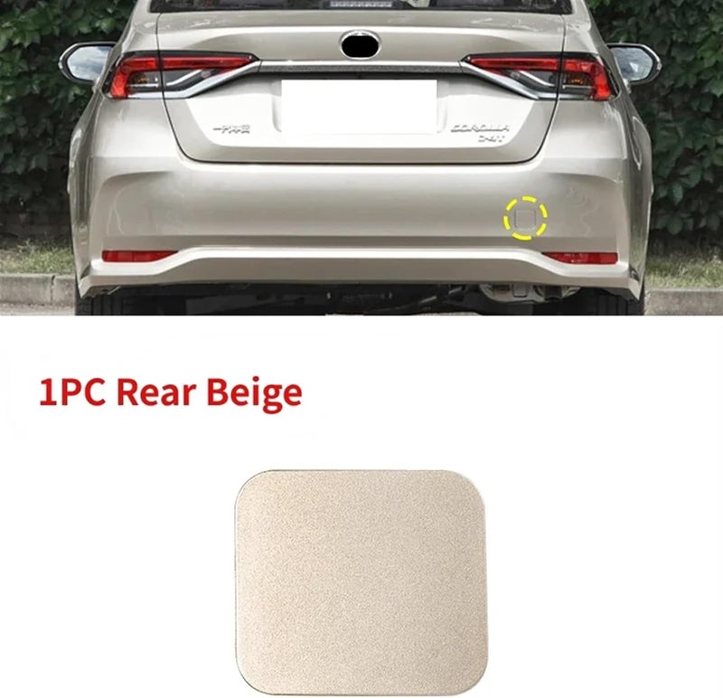 QASULER Tow Hook Cap for Toyota Corolla 2019-2021 - Image 2